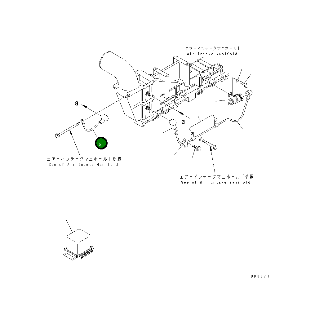 Провод 6211-81-4310 Komatsu