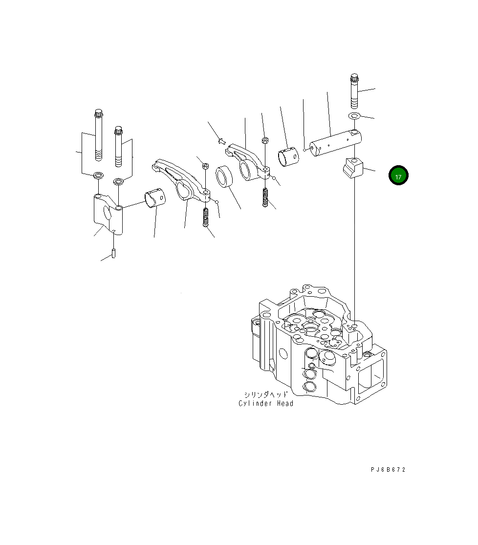 Проставка 6217-41-5540 Komatsu