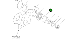 Прокладка YM171353-26080 Komatsu