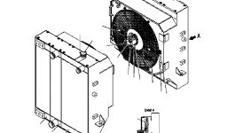 Радиатор AF0406.122.2000 Komatsu