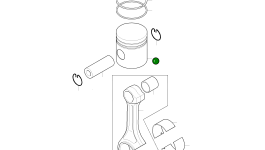 Поршень 65.02501-0031G Komatsu
