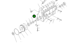 Распределительный вал DK131371-4900 Komatsu