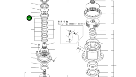 Проставка 21P-26-K0340 Komatsu