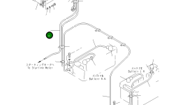 Провод 23A-06-11460 Komatsu