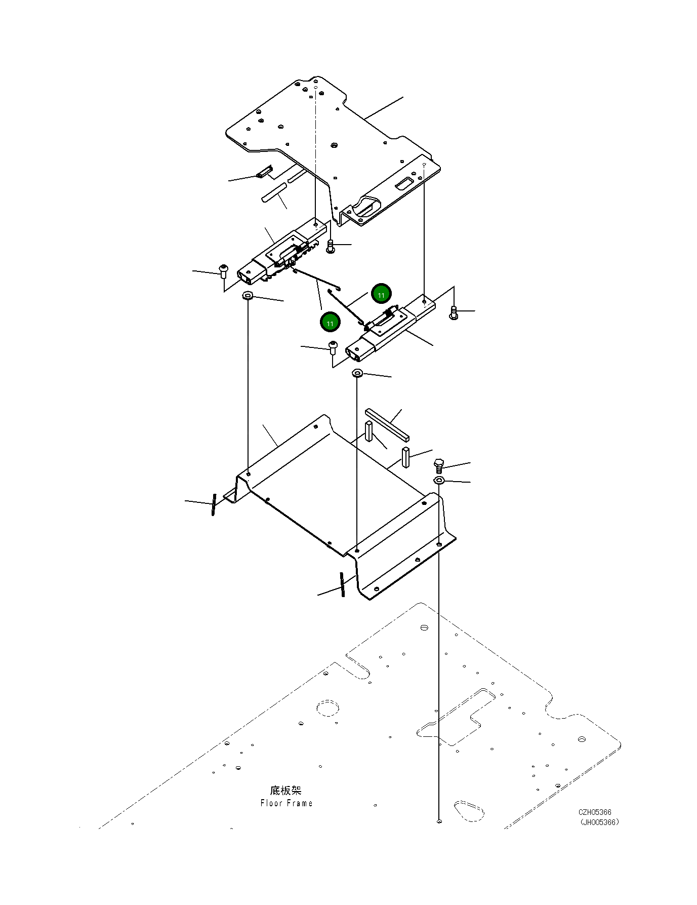 Провод 20Y-43-41833 Komatsu