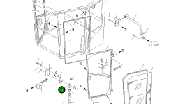 Пластина 23F-950-1320 Komatsu