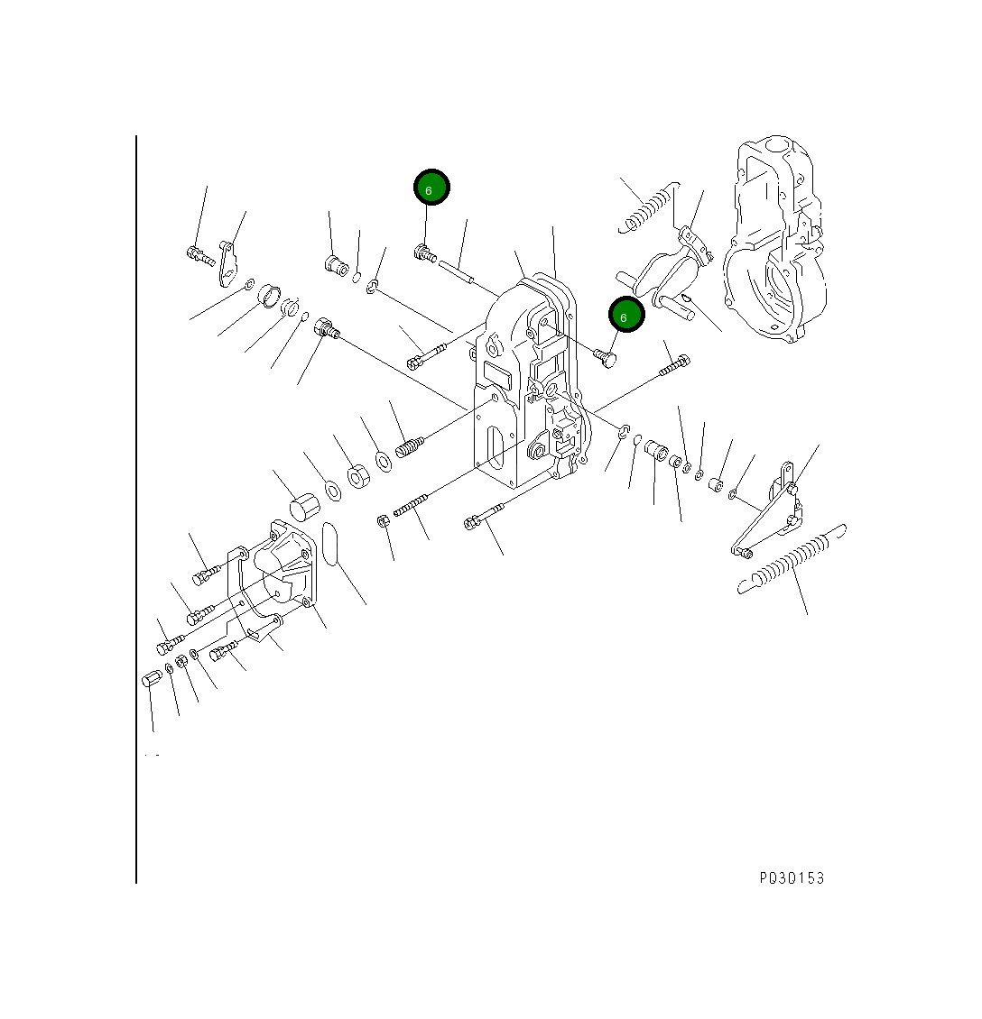 Пробка YMX1540360300 Komatsu