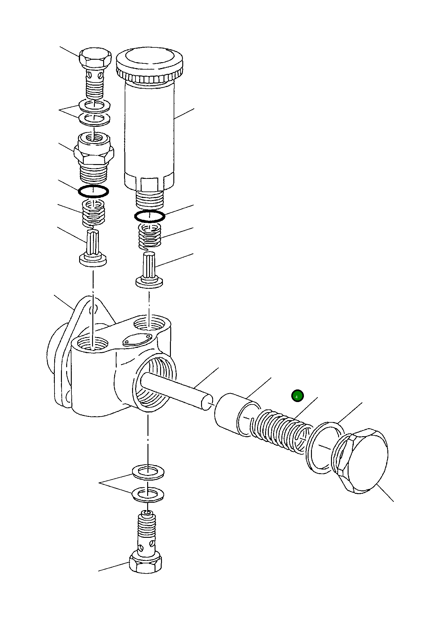 Поршень YMX1521002301 Komatsu