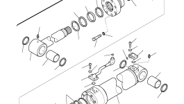 Поршень 707-36-90850 Komatsu