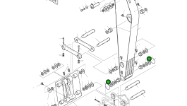 Регулировочная прокладка 2114-1059D175 Komatsu