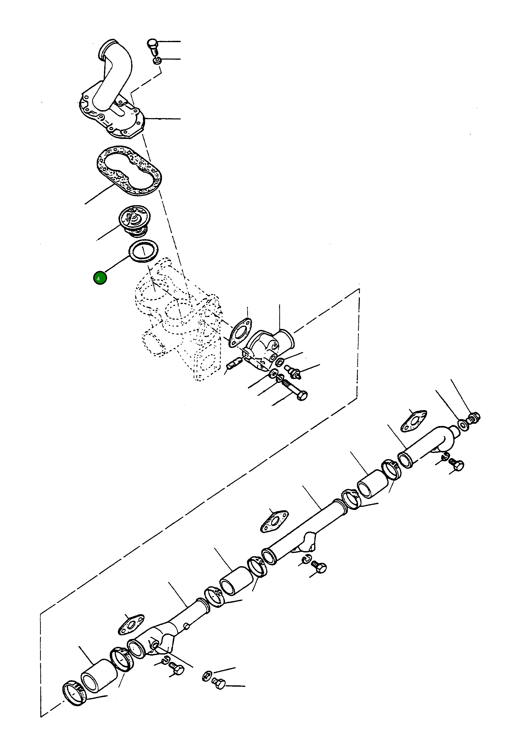Прокладка 2992772M1 Komatsu