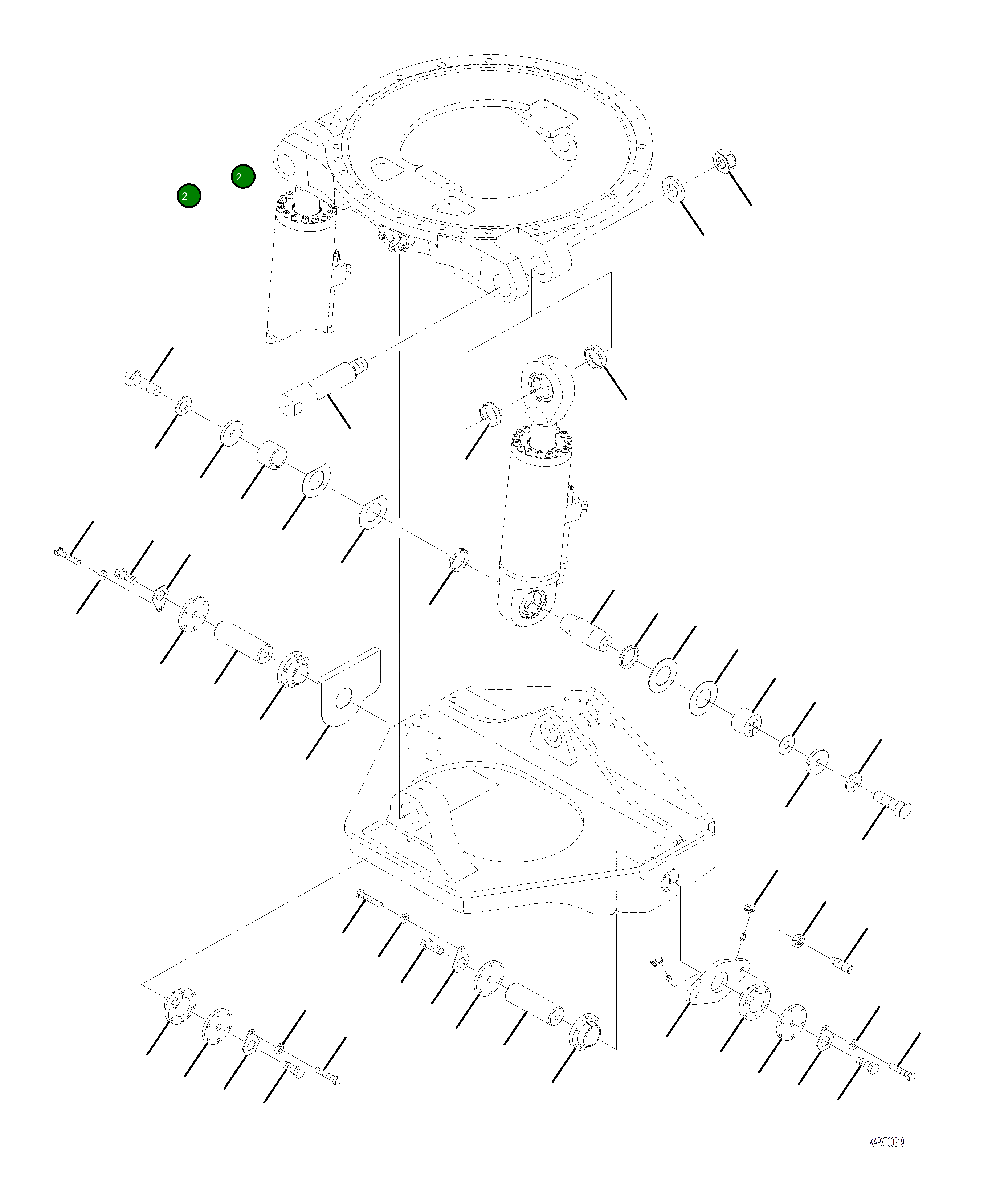 Проставка 4A1-30-22720 Komatsu