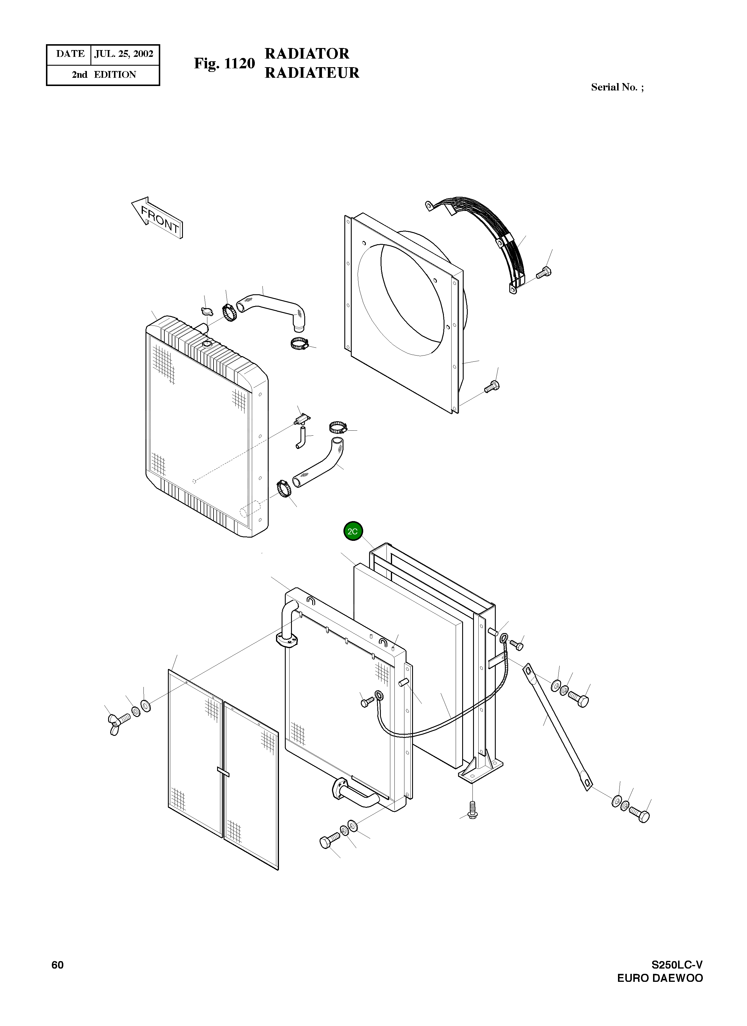 Рама 13E43000 Komatsu