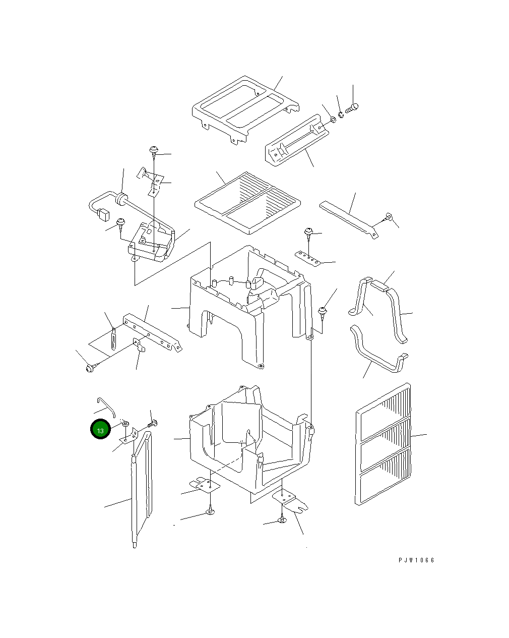 Провод ND116862-0621 Komatsu
