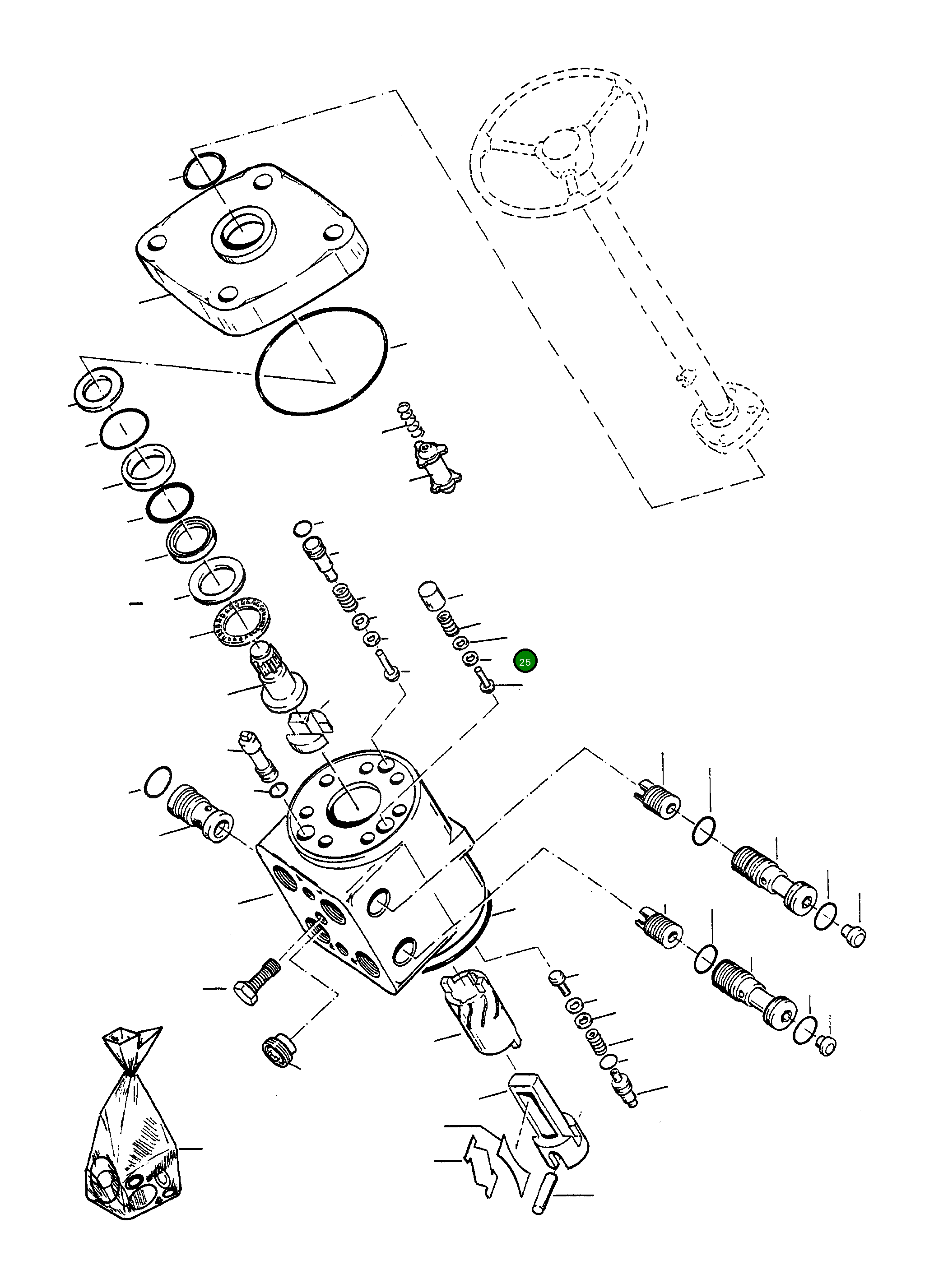 Прокладка 3235319M1 Komatsu
