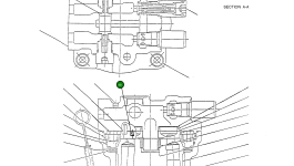 Поршень 130-153 Komatsu