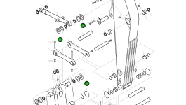 Регулировочная прокладка 2114-1059D203 Komatsu