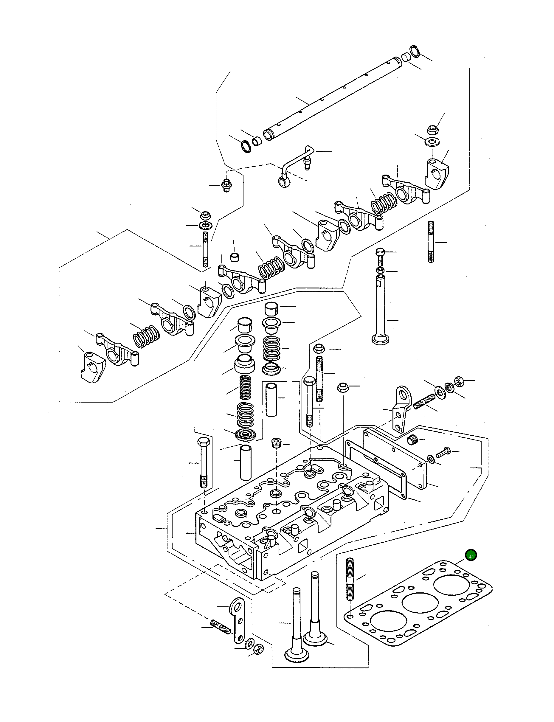Прокладка 4910920M1 Komatsu