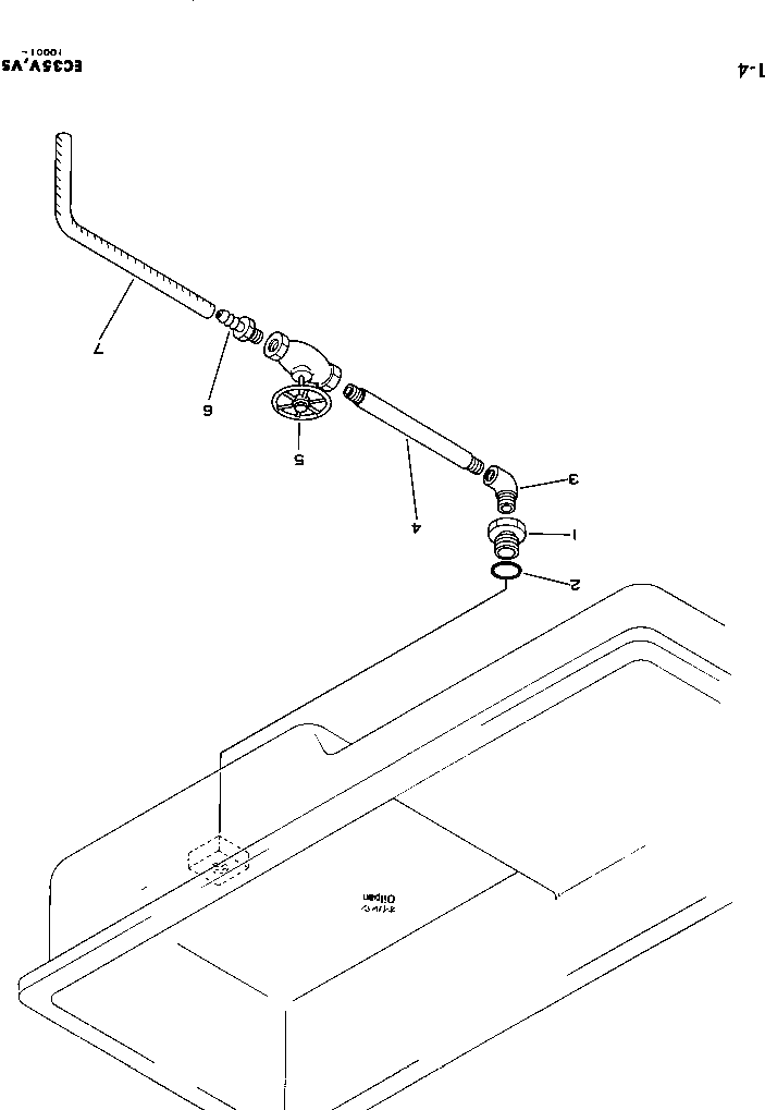 Труба M710170840060 Komatsu