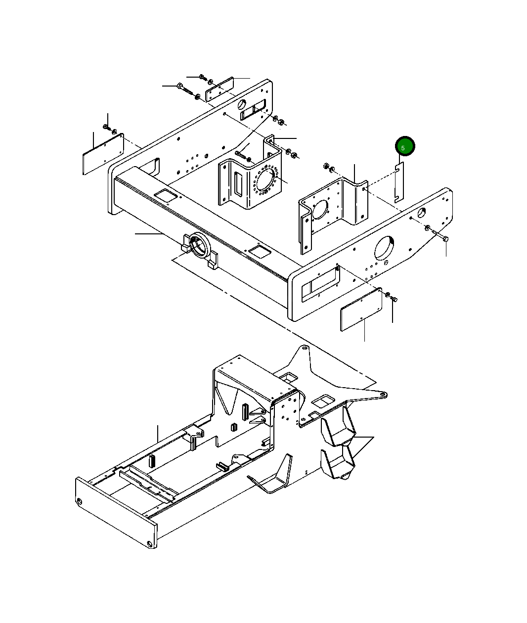 Регулировочная прокладка 1286 829 H1 Komatsu