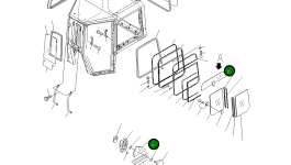 Стекло 198-Z11-4820 Komatsu
