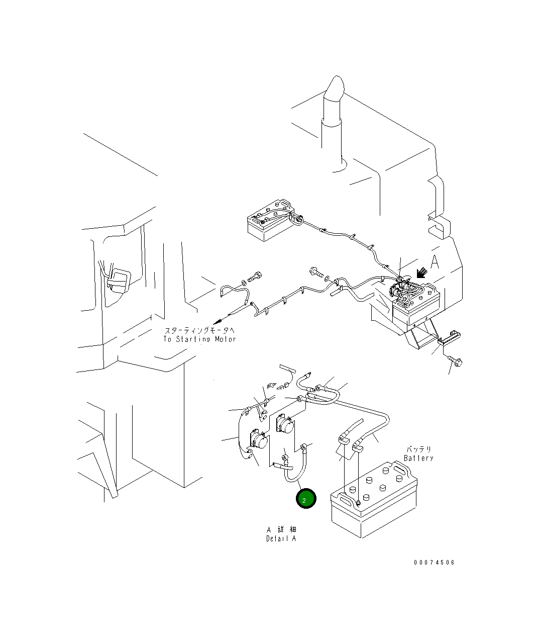 Провод 426-06-22760 Komatsu