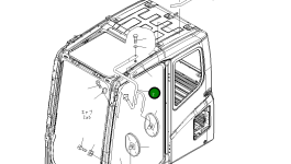 Стойка 209-54-43631 Komatsu