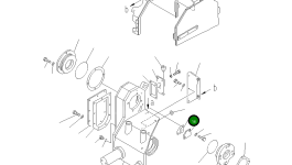 Прокладка 26A-70-11332 Komatsu