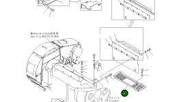 Палуба 8295-54-3221 Komatsu