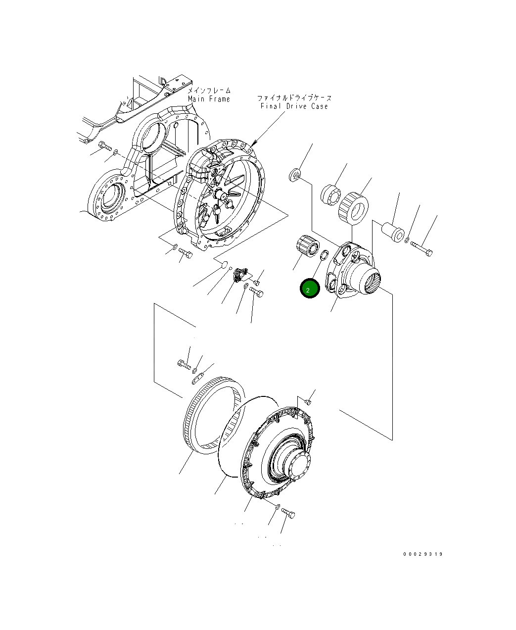 Проставка 207-27-52270 Komatsu