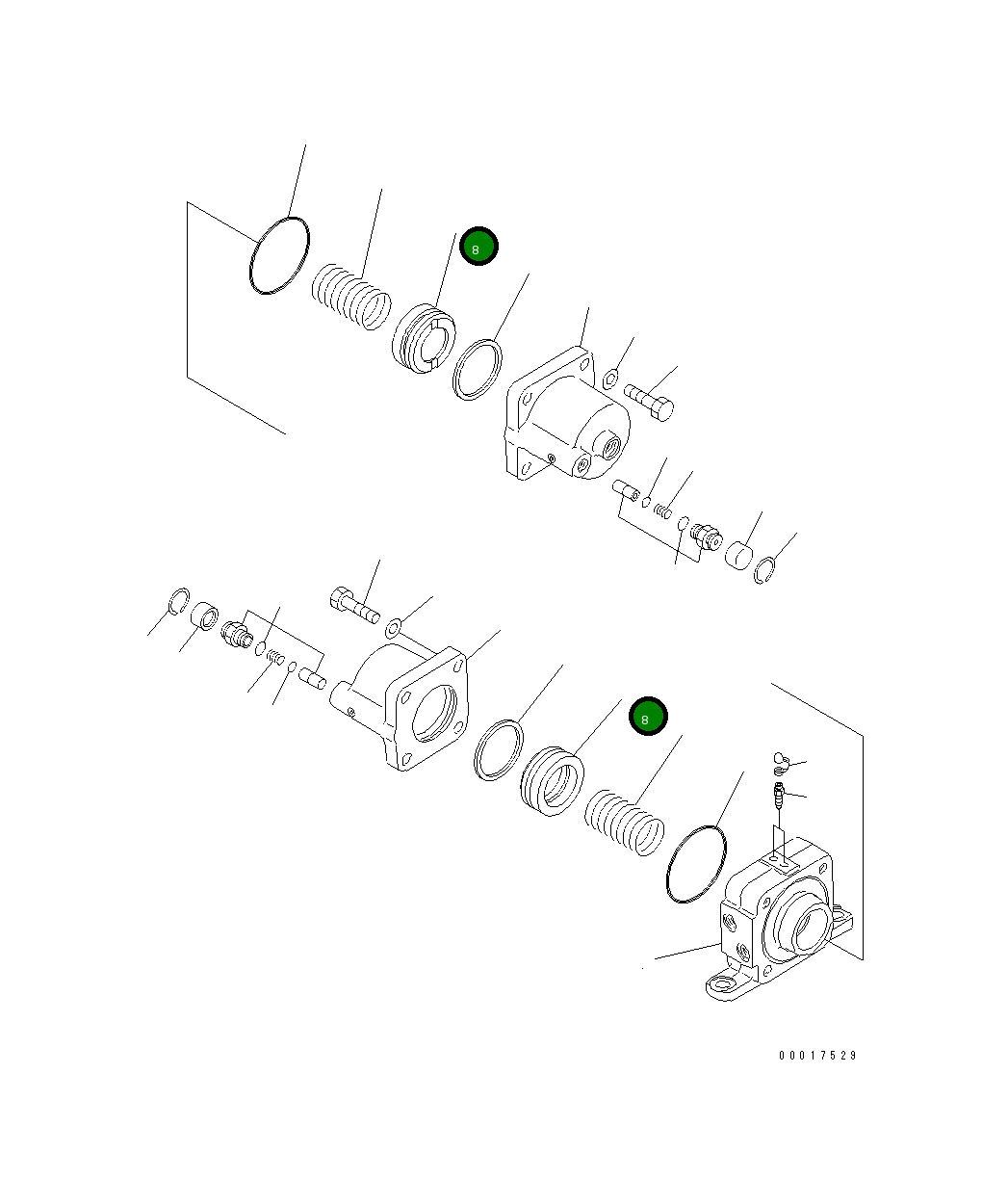 Поршень 426-35-15220 Komatsu
