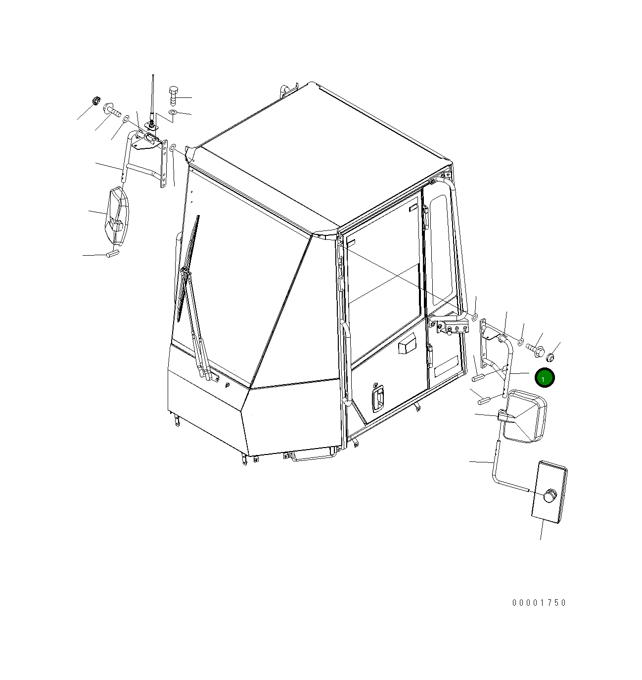 Стойка 418-54-34280 Komatsu