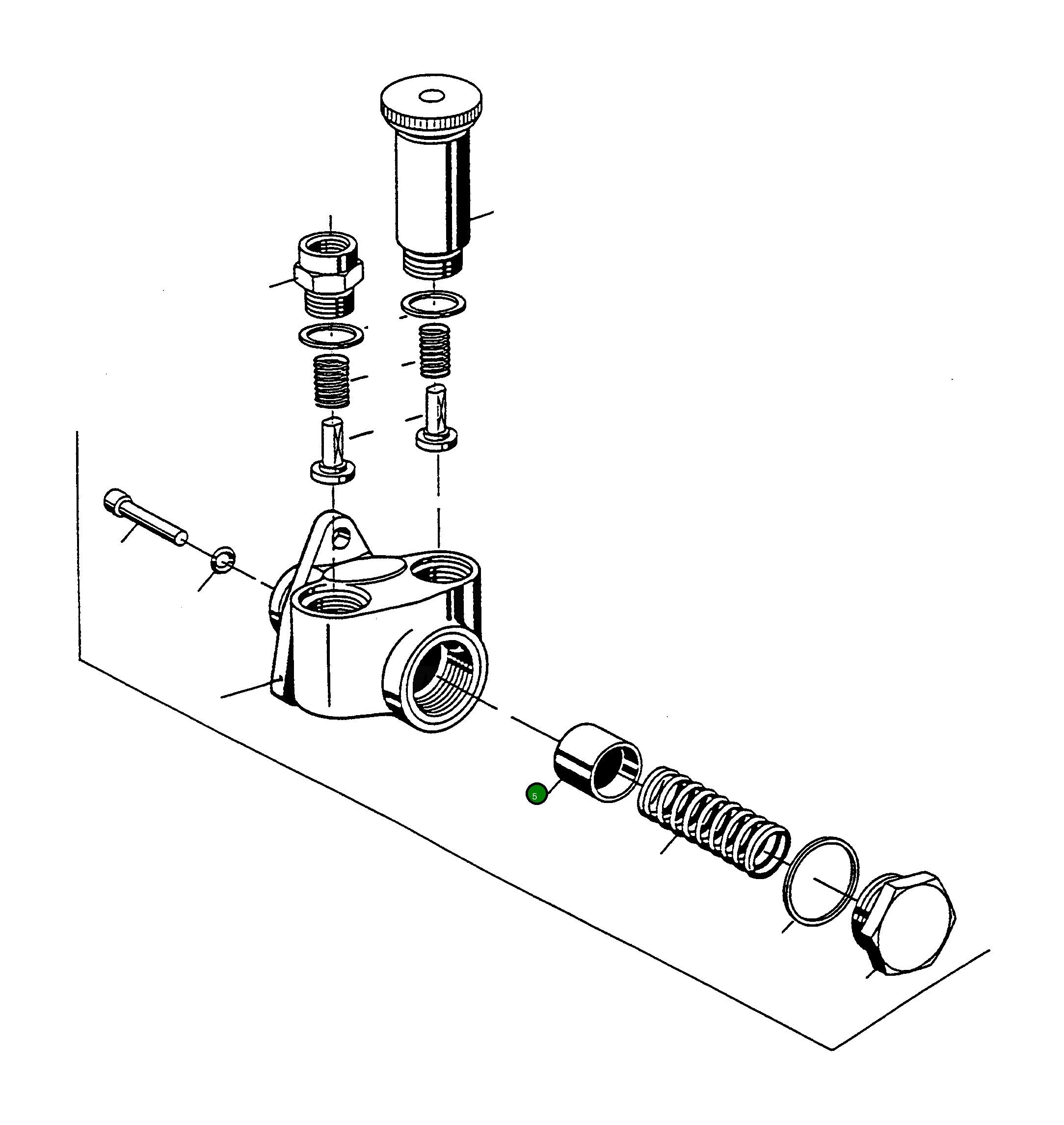 Поршень 3237583M1 Komatsu