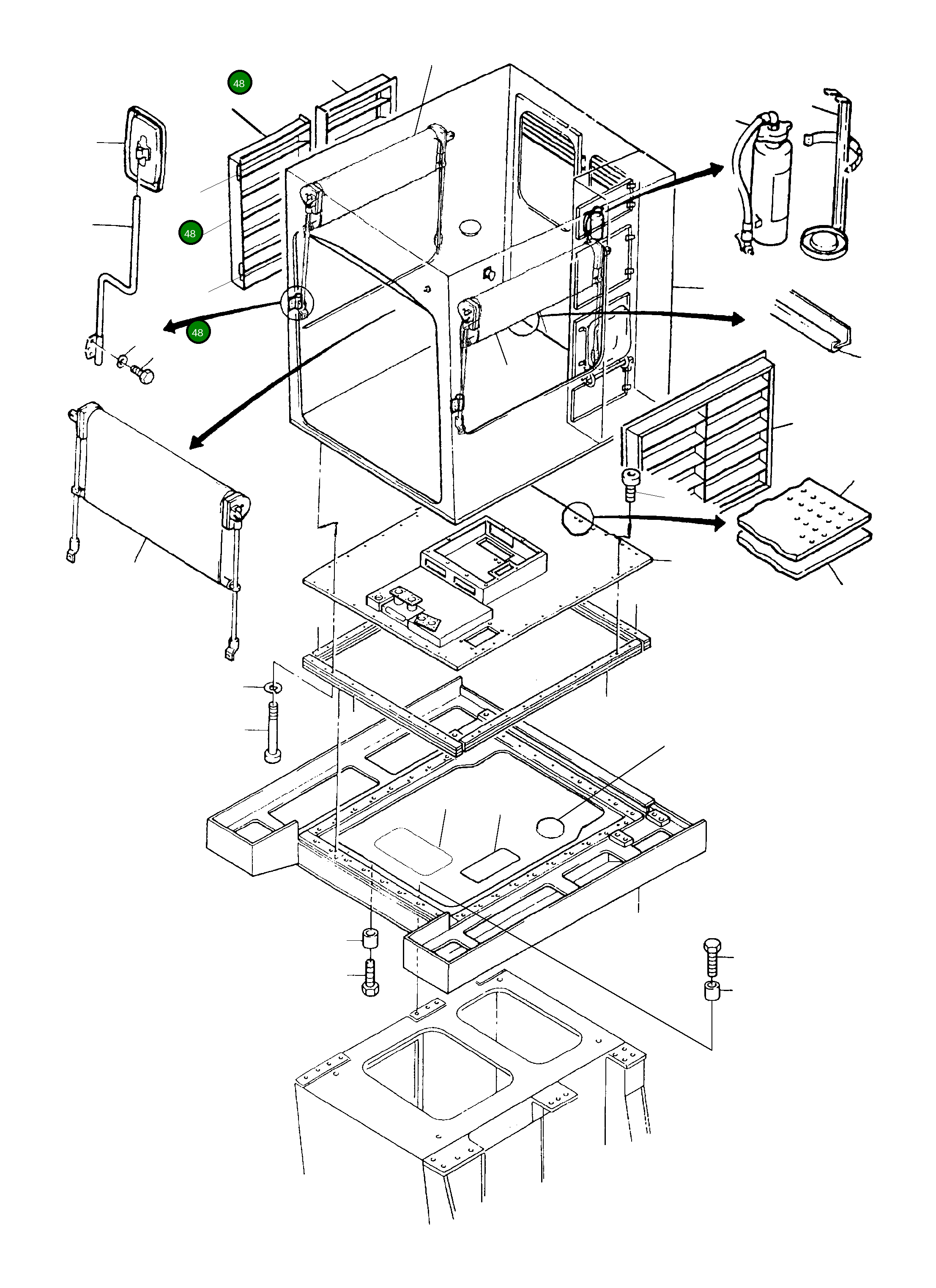 Ролик ленты 574 715 40 Komatsu