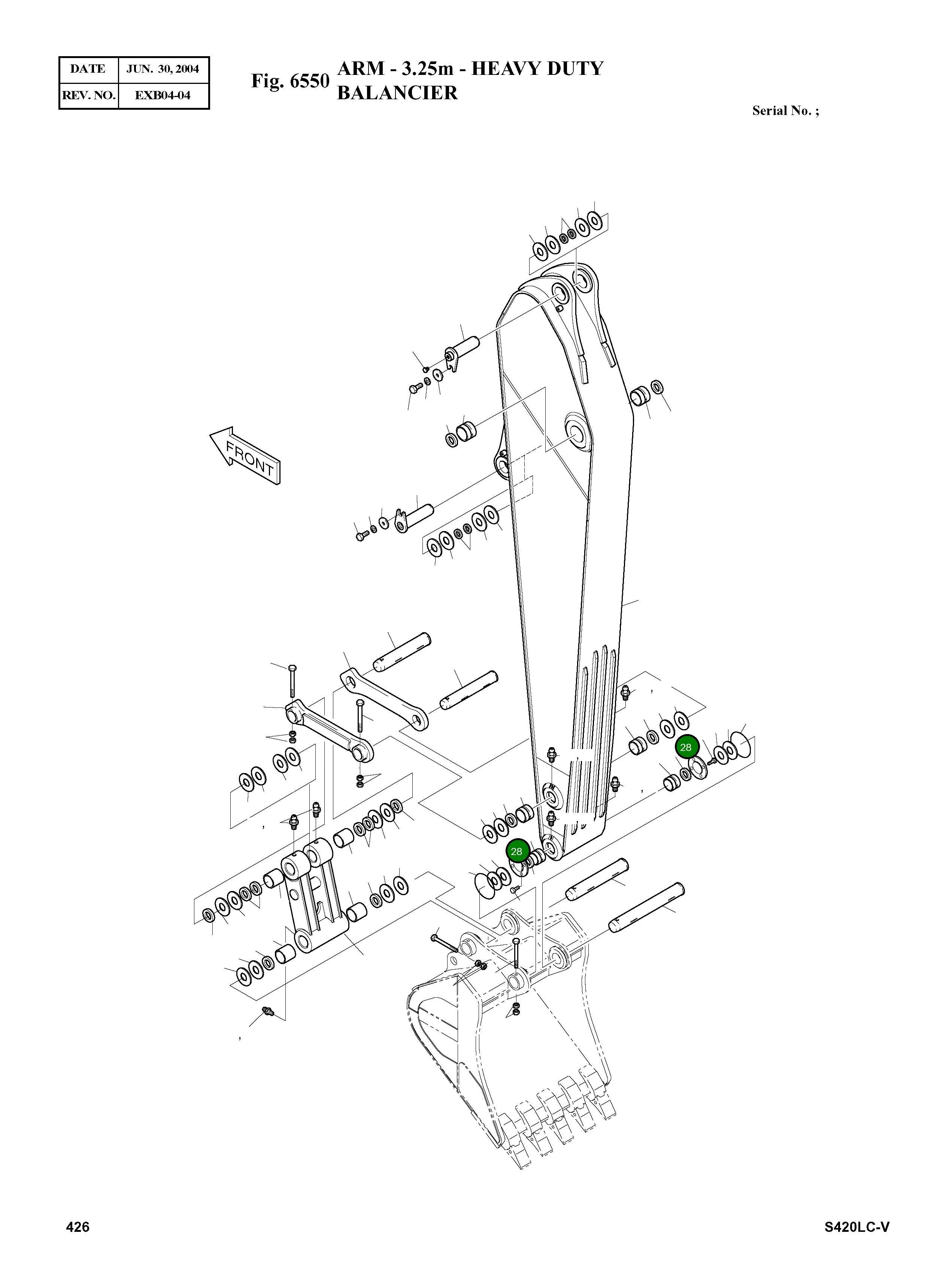 Проставка 114-00436A Komatsu