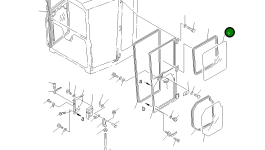 Стекло 23B-951-2330 Komatsu