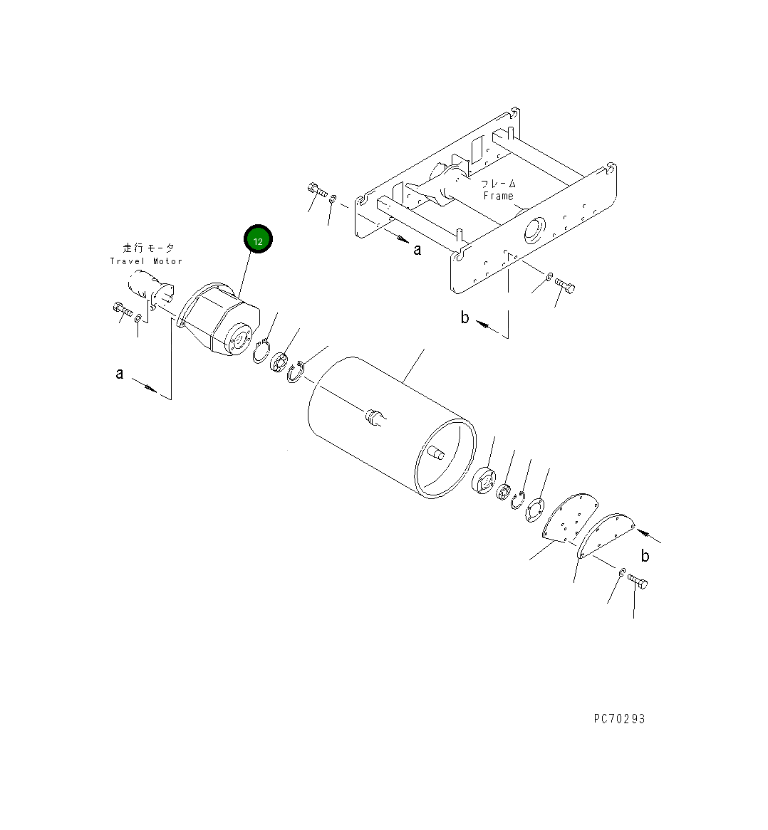 Педаль 2693-4-43200 Komatsu