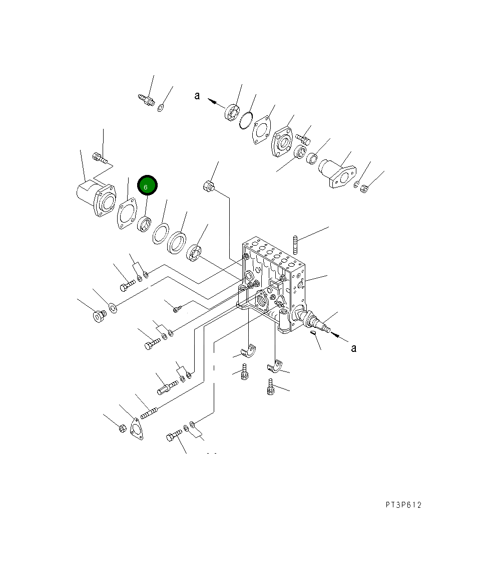 Прокладка DK134312-0000 Komatsu