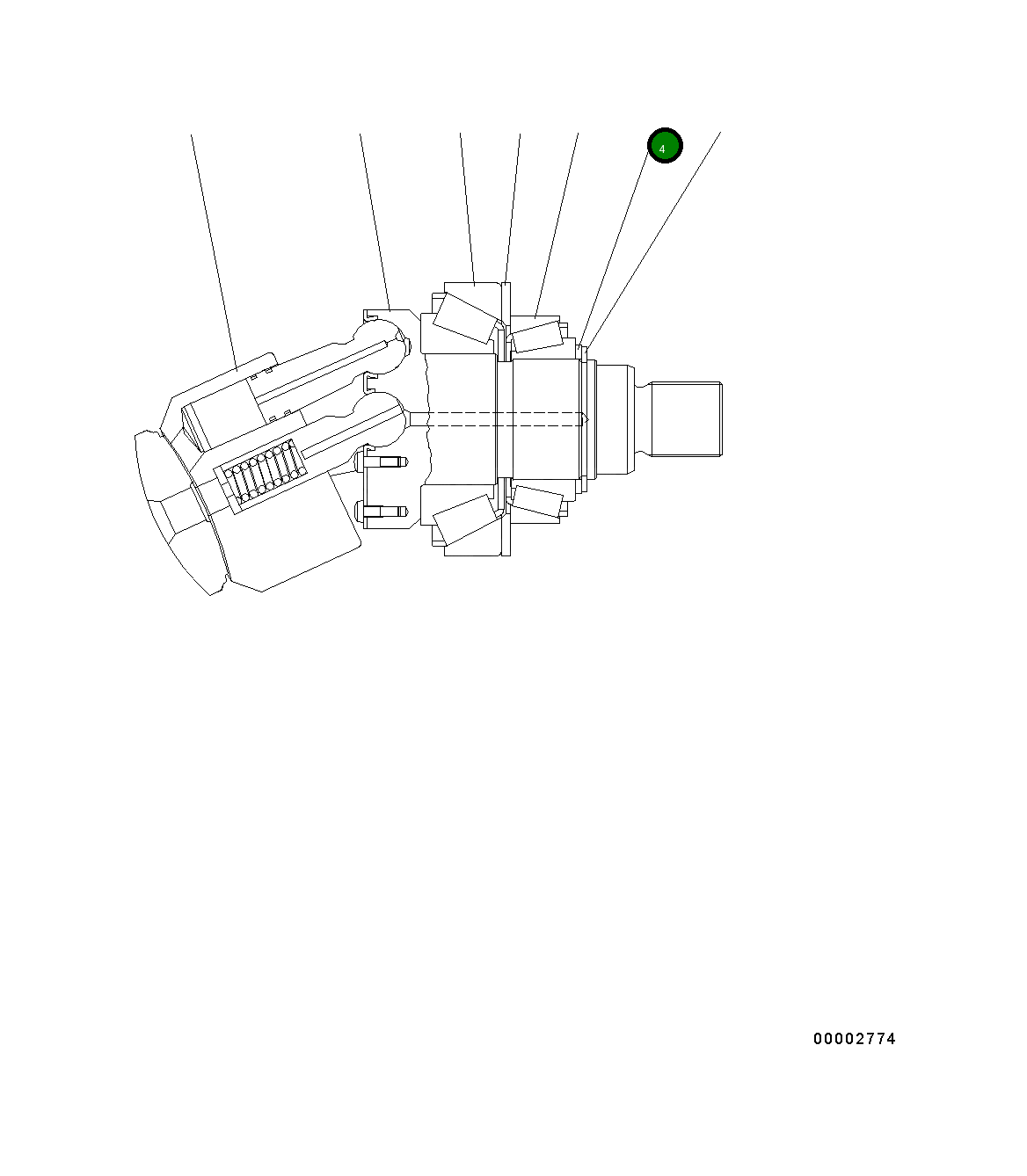 Регулировочная прокладка 42U-17-H0R69 Komatsu