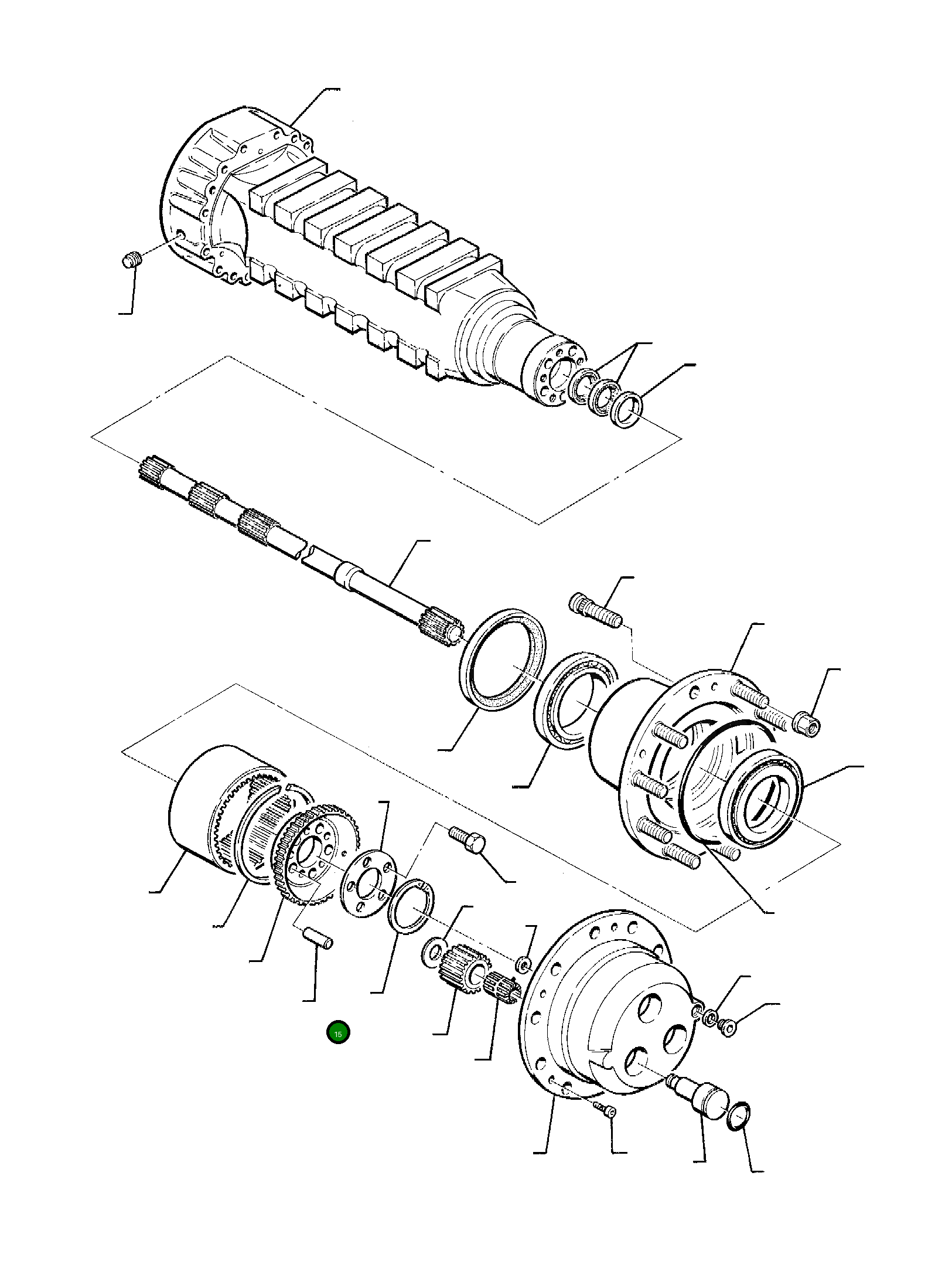 Палец HU1766261 Komatsu