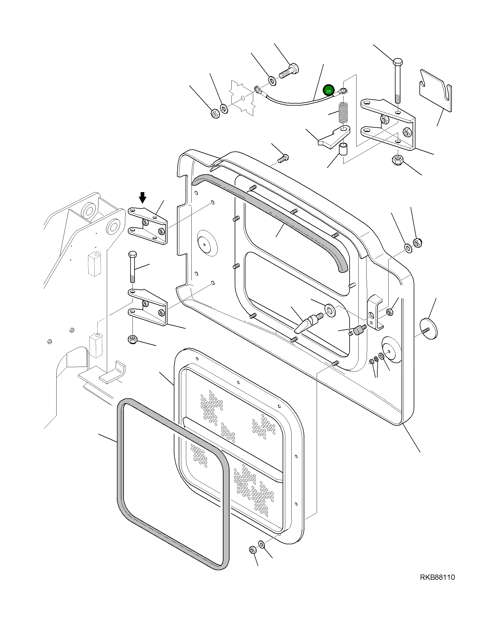 Провод 37A-69-11310 Komatsu