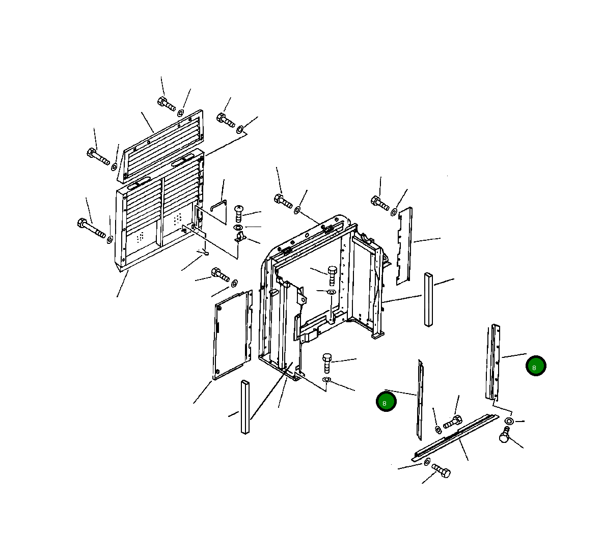 Поломка 209-54-53860 Komatsu