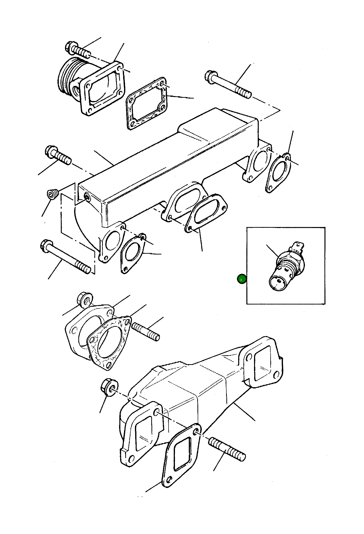 Прокладка 6810-11-4130 Komatsu