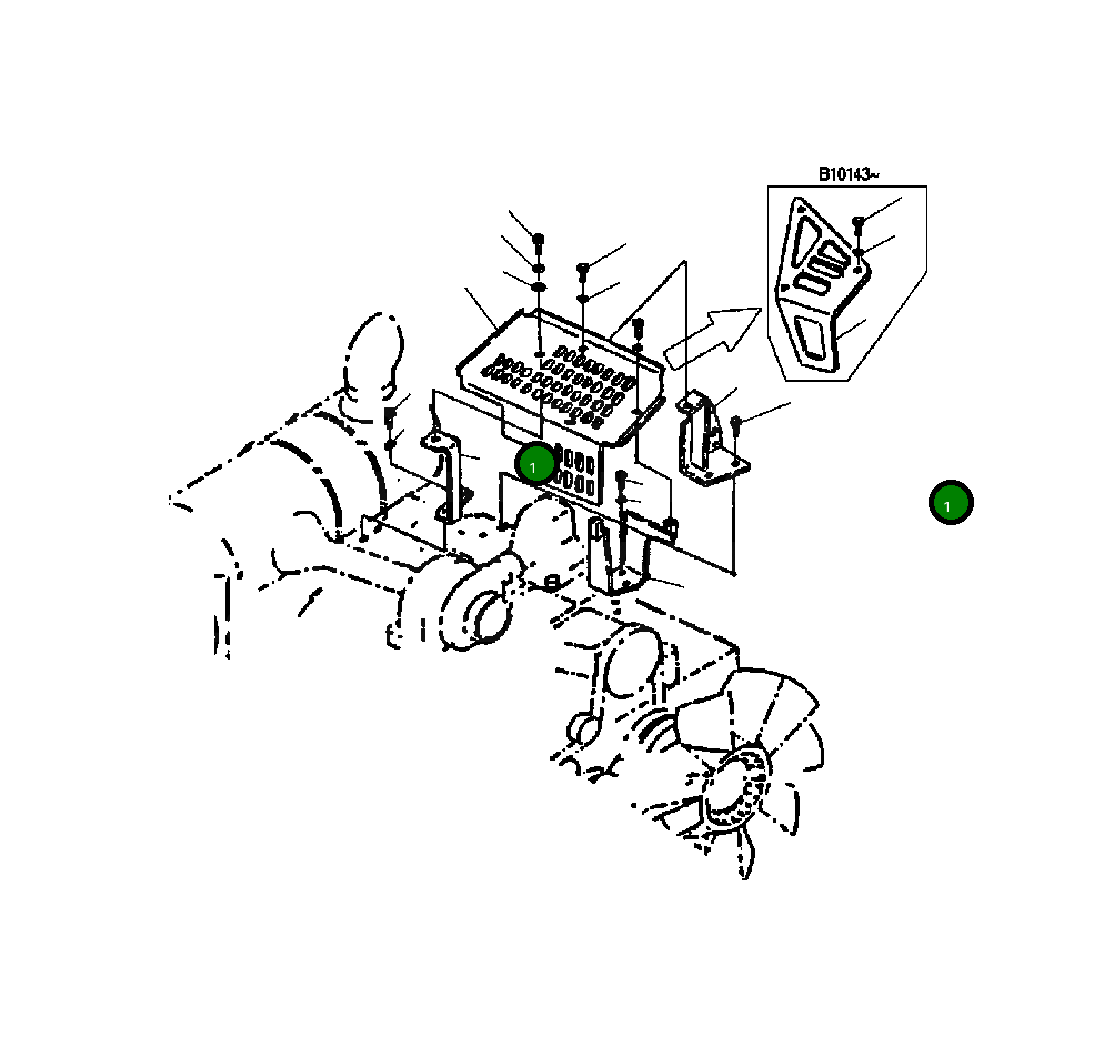 Пластина 20Y-01-B1160 Komatsu