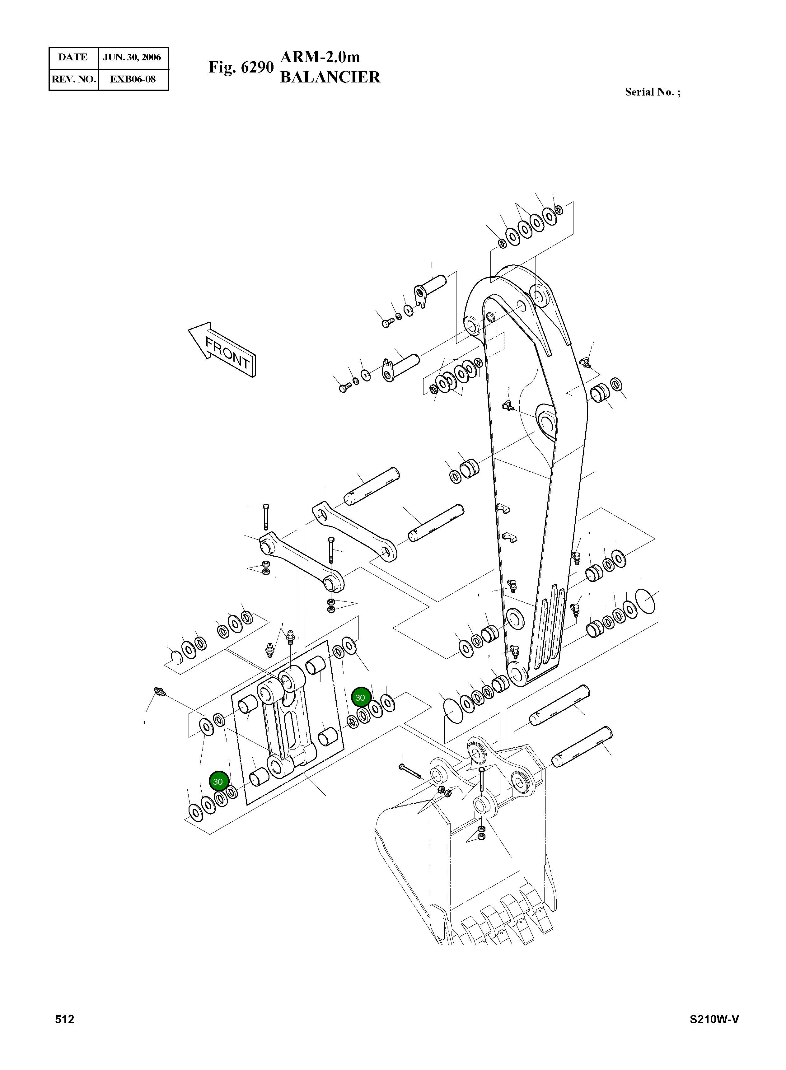 Проставка 2114-1998A Komatsu