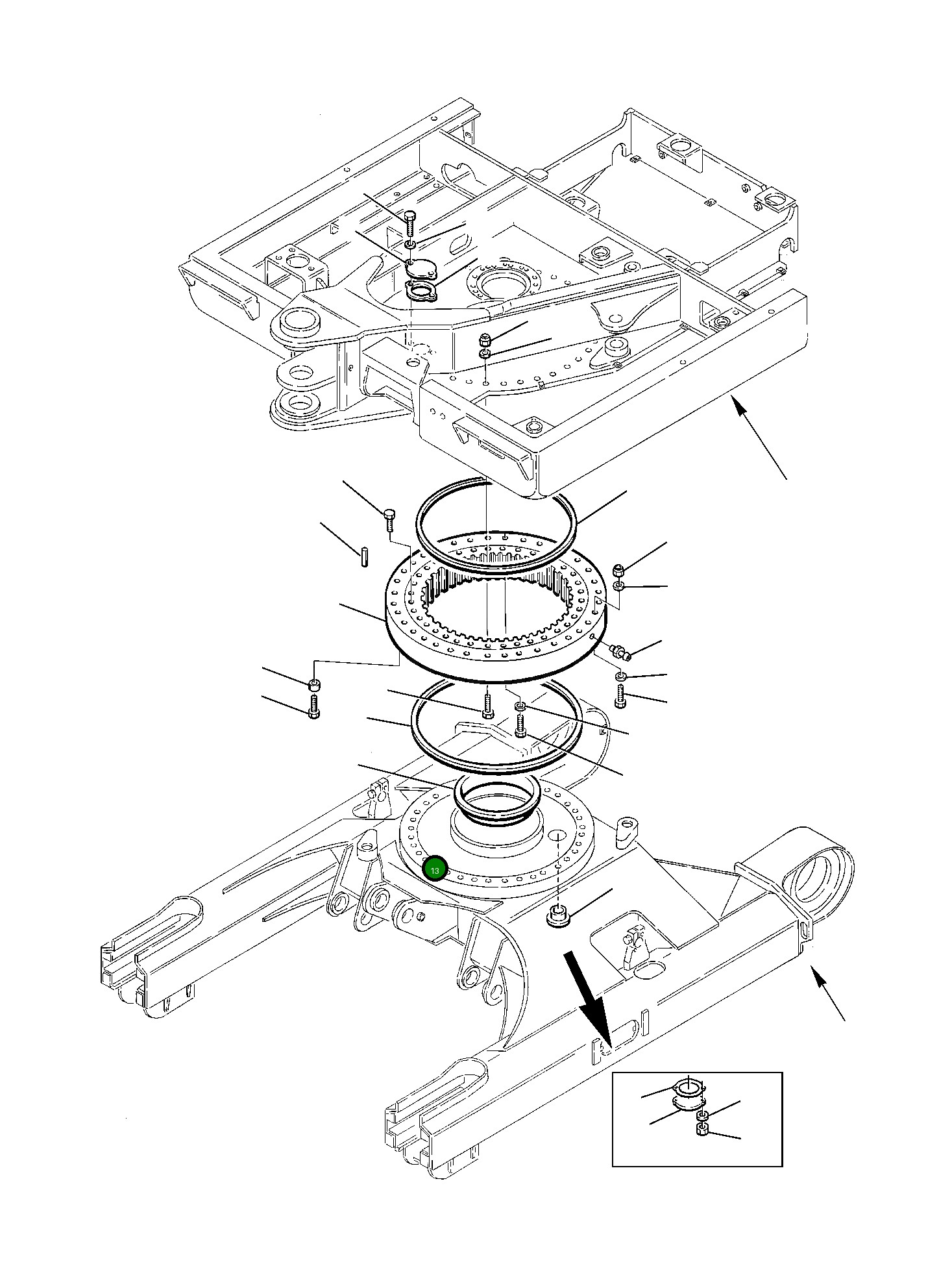 Прокладка 21D-25-11111 Komatsu