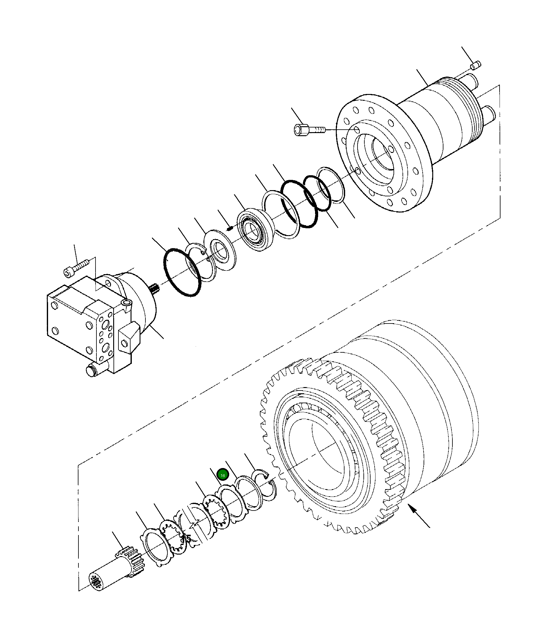 Проставка 843200535 Komatsu