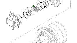 Поршень 843200354 Komatsu