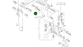 Палец YM17217681580K Komatsu