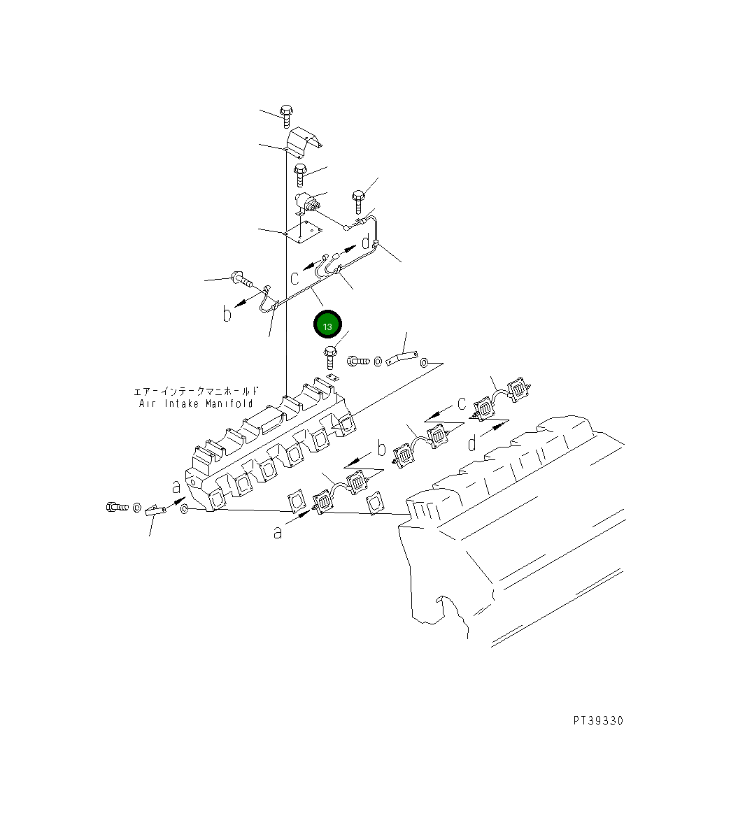 Провод 6215-81-8220 Komatsu